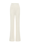 SWAYING/KNIT chenille three-dimensional striped trousers SW23AW3B57 white
